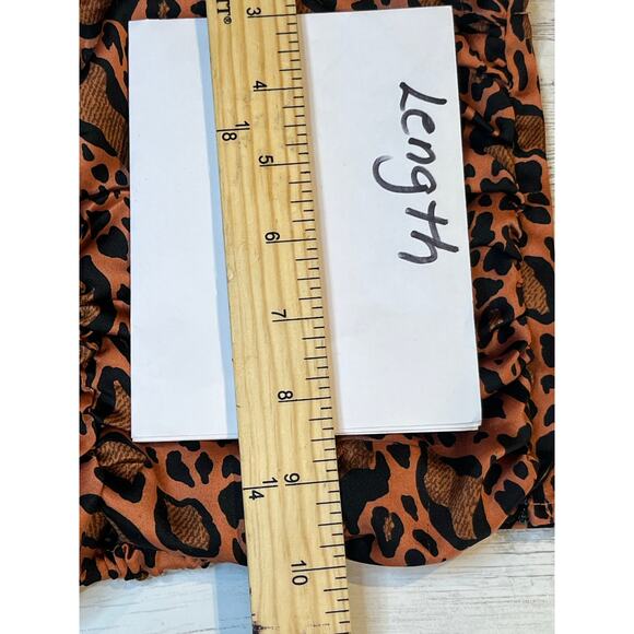 Vintage Forever 21 small Y2k whimsygoth animal print babydoll tank brown black - Picture 7 of 7